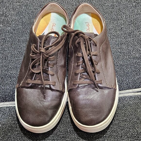 OluKai Women's Pehuea Li lli Leather Shoes - 8 - Picture 1 of 14